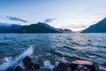 Lake Lucerne. Evening Royalty Free Stock Photo