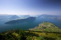 Lake Lucerne and mountain Pilatus from Rigi in Swiss Alps, Central Switzerland