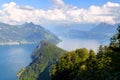 Lake Lucerne in swiss Alps mountains, Switzerland Royalty Free Stock Photo