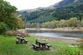 Lake Luch Lubnaig Picnic  area Royalty Free Stock Photo