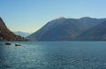Lake Lugano or Ceresio lake Royalty Free Stock Photo