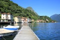 Lake of Lugano in Lombardi, Italy