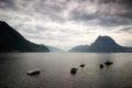 Lake Lugano Switzerland Royalty Free Stock Photo