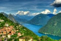 Lake Lugano Royalty Free Stock Photo