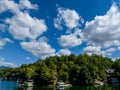 Lake Lure In Rutherford County, North Carolina Royalty Free Stock Photo