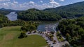 Lake Lure In Rutherford County, North Carolina Royalty Free Stock Photo