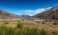 Lake Lyndon, on the Arthurs Pass, Southern Alps, South Island of New Zealand