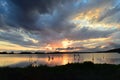Lake Macquarie Sunset Royalty Free Stock Photo