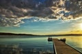 Lake Macquarie sunset Royalty Free Stock Photo