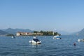 Lake Maggiore with Isola Bella by Stresa Royalty Free Stock Photo