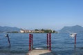 Lake Maggiore with Isola Bella by Stresa Royalty Free Stock Photo