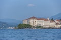 Lake Maggiore with Isola Bella by Stresa Royalty Free Stock Photo