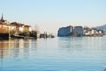 Lake Maggiore, Italy. Borromeo islands Royalty Free Stock Photo