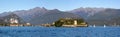 Lake Maggiore panoramic view. Royalty Free Stock Photo