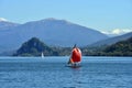 Lake Maggiore in spring day Royalty Free Stock Photo