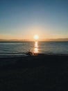 Lake Malawi sunset Royalty Free Stock Photo