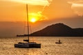 Lake Malawi Sunset Royalty Free Stock Photo