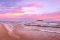 Lake Malawi sunset in Kande beach Africa Royalty Free Stock Photo