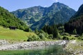 Lake Malvaglia on Blenio valley