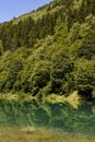 Lake Malvaglia on Blenio valley