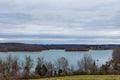 lake marburg in codorus state park, in hanover, pennsylvania in Royalty Free Stock Photo