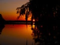 Lake Martin sunset Royalty Free Stock Photo