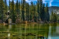 LAKE MARY BOAT HOUSE MAMMOTH, CA Royalty Free Stock Photo