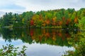 Lake Masson, in the Laurentian Royalty Free Stock Photo