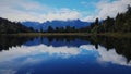 Lake Matheson, Mt Cook, South Island, New Zealand Royalty Free Stock Photo