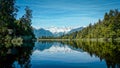 Lake matheson reflection