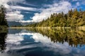 Lake matheson, south island, new zealand Royalty Free Stock Photo