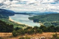 The Mavrovo Lake, Macedonia Royalty Free Stock Photo