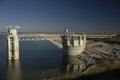 Lake McConaughy dam Royalty Free Stock Photo