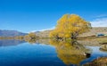 Lake McGregor,Canterbury Region, New Zealand Royalty Free Stock Photo