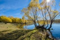 Lake McGregor,Canterbury Region, New Zealand Royalty Free Stock Photo