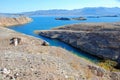 Lake Mead area near Boulder (Hoover) Dam. Royalty Free Stock Photo