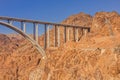 Lake Mead Bridge in the Morning Royalty Free Stock Photo