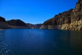 Lake Mead at the Lake Mead National Recreational Area near Boulder City, Nevada.