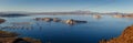 Lake Mead Lakeview Overlook - Hoover Dam Water reservoir with wonderful small rocky islands in a blue wonderful water Royalty Free Stock Photo