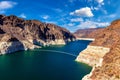 Lake Mead near Hoover Dam Royalty Free Stock Photo