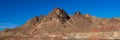 A striking mountain at Lake Mead National Recreation Area in southern Nevada Royalty Free Stock Photo