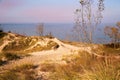 Lake Michigan at Days End Royalty Free Stock Photo