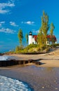 Lake Michigan Lighthouse Royalty Free Stock Photo