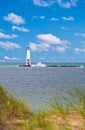 Lake Michigan Lighthouse Royalty Free Stock Photo