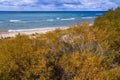 Lake Michigan at Ludington Michigan Royalty Free Stock Photo