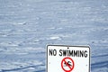 Lake Michigan No Swimming Sign