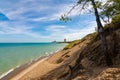 Lake Michigan Shoreline Royalty Free Stock Photo