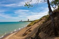 Lake Michigan Shoreline Royalty Free Stock Photo