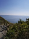 Lake Michigan shoreline view