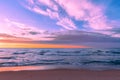 Sunset over Lake Michigan Royalty Free Stock Photo